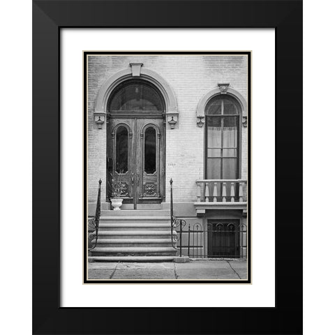 Pure Symmetry IV Black Modern Wood Framed Art Print with Double Matting by Geyman, Vitaly