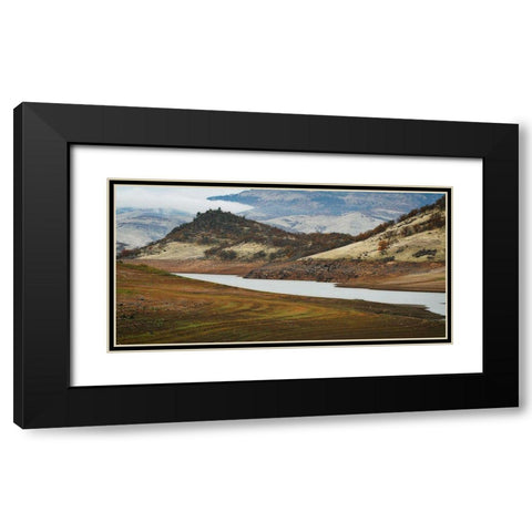 Autumn Paradise I Black Modern Wood Framed Art Print with Double Matting by Geyman, Vitaly
