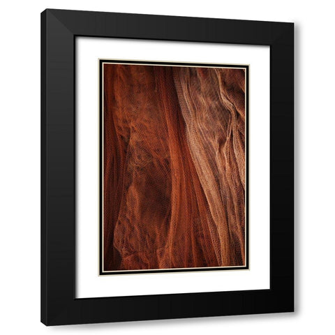 Fish Net Mystery II Black Modern Wood Framed Art Print with Double Matting by Geyman, Vitaly