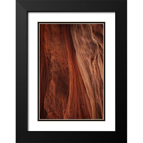 Fish Net Mystery II Black Modern Wood Framed Art Print with Double Matting by Geyman, Vitaly