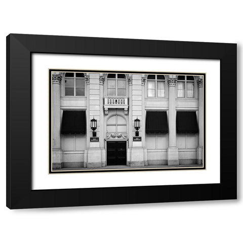 Pure Symmetry V Black Modern Wood Framed Art Print with Double Matting by Geyman, Vitaly
