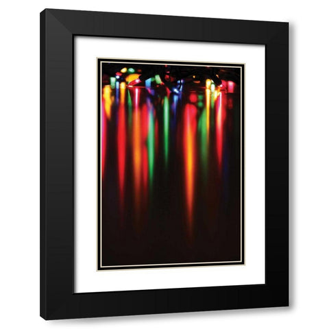Reflections I Black Modern Wood Framed Art Print with Double Matting by White, Leesa