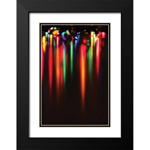 Reflections I Black Modern Wood Framed Art Print with Double Matting by White, Leesa