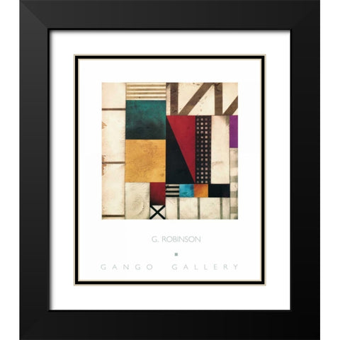 Mindscape Black Modern Wood Framed Art Print with Double Matting by Robinson, Gregg