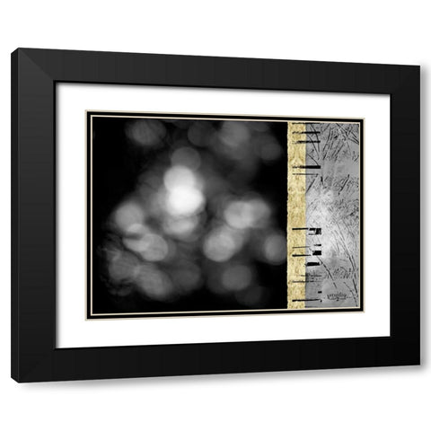 Path II Black Modern Wood Framed Art Print with Double Matting by Studio 2