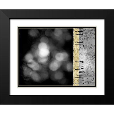 Path II Black Modern Wood Framed Art Print with Double Matting by Studio 2