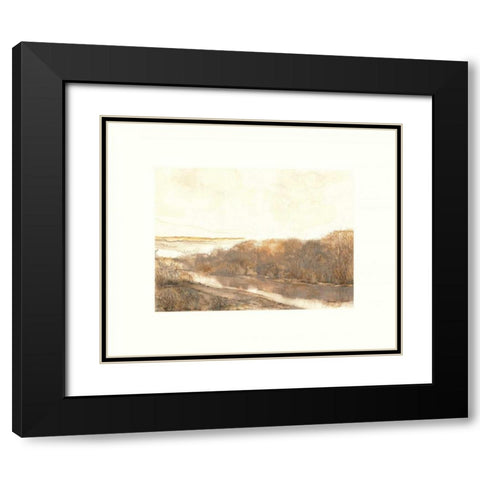 Mission Creek Black Modern Wood Framed Art Print with Double Matting by Sheler, Sammy