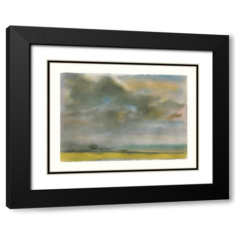 Summer Storm Black Modern Wood Framed Art Print with Double Matting by Sheler, Sammy