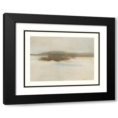 Winter Willows Black Modern Wood Framed Art Print with Double Matting by Sheler, Sammy