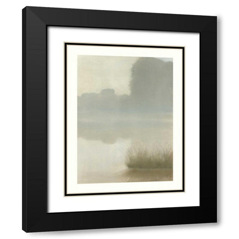 St. Clair Mist Black Modern Wood Framed Art Print with Double Matting by Sheler, Sammy