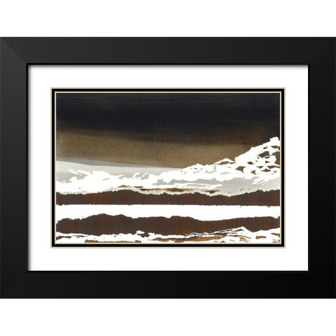 In the Mountains Black Modern Wood Framed Art Print with Double Matting by Sheler, Sammy