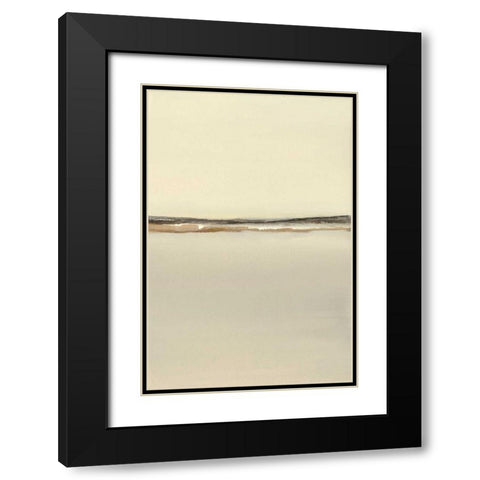 Grey Morning Black Modern Wood Framed Art Print with Double Matting by Sheler, Sammy