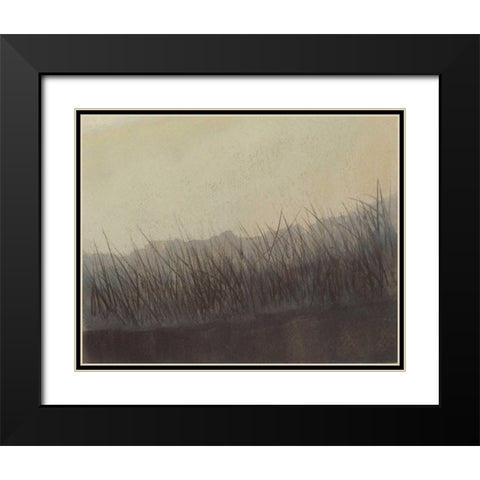 Marshland Grasses Black Modern Wood Framed Art Print with Double Matting by Sheler, Sammy