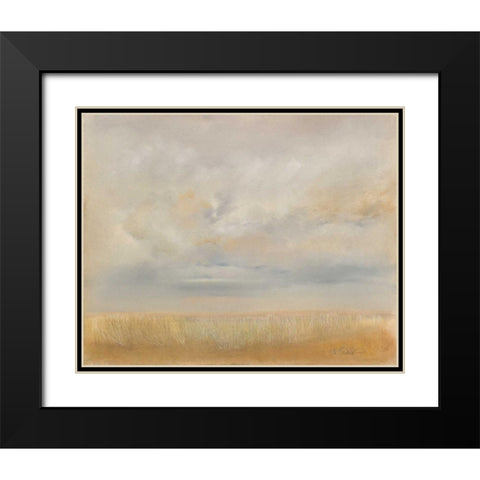Summer Black Modern Wood Framed Art Print with Double Matting by Sheler, Sammy