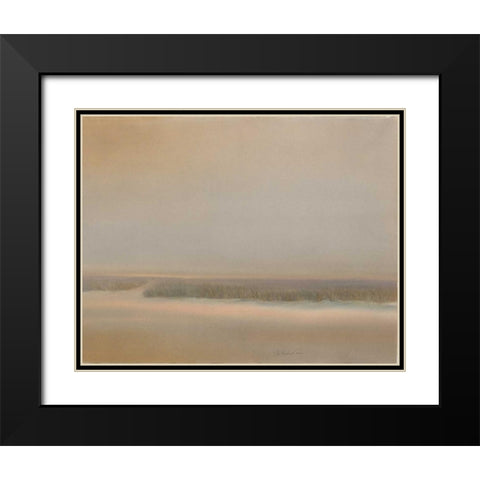 Evening Marsh Black Modern Wood Framed Art Print with Double Matting by Sheler, Sammy
