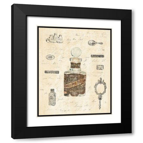 Zenobia I Black Modern Wood Framed Art Print with Double Matting by Schippel, Banafshe