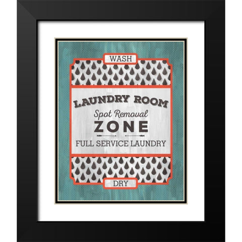 Laundry Room Black Modern Wood Framed Art Print with Double Matting by Sta Teresa, Ashley