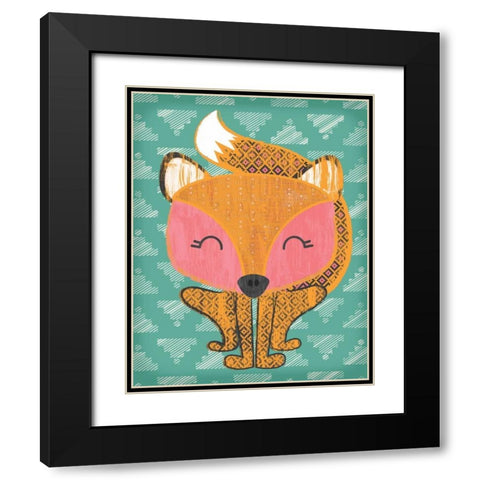 Foxtastic Black Modern Wood Framed Art Print with Double Matting by Sta Teresa, Ashley