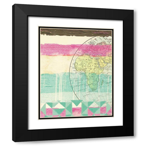 World Traveler I Black Modern Wood Framed Art Print with Double Matting by Sta Teresa, Ashley