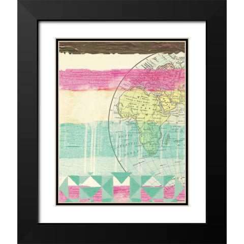 World Traveler I Black Modern Wood Framed Art Print with Double Matting by Sta Teresa, Ashley