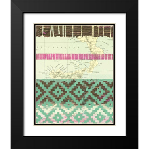 World Traveler III Black Modern Wood Framed Art Print with Double Matting by Sta Teresa, Ashley