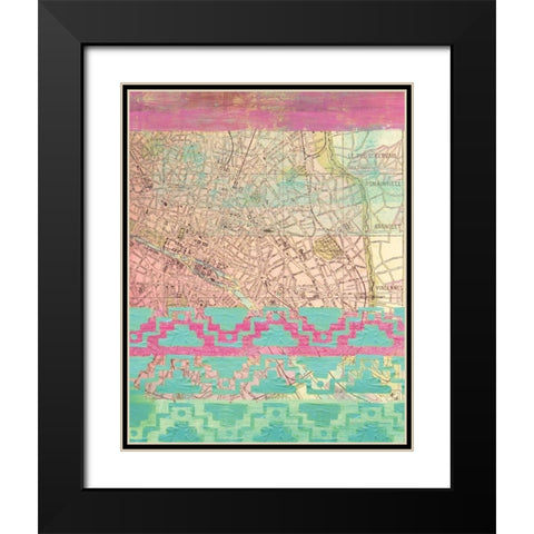 World Traveler IV Black Modern Wood Framed Art Print with Double Matting by Sta Teresa, Ashley