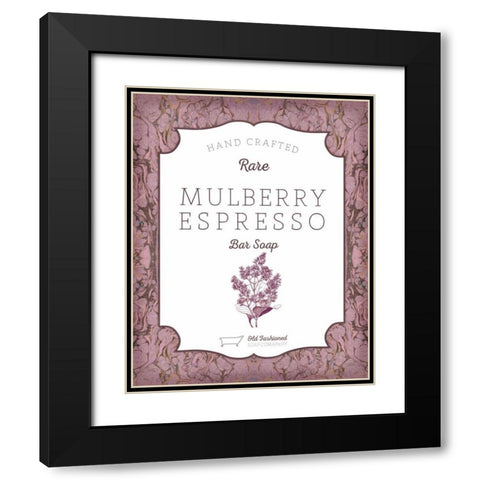 Mulberry Soap Black Modern Wood Framed Art Print with Double Matting by Sta Teresa, Ashley