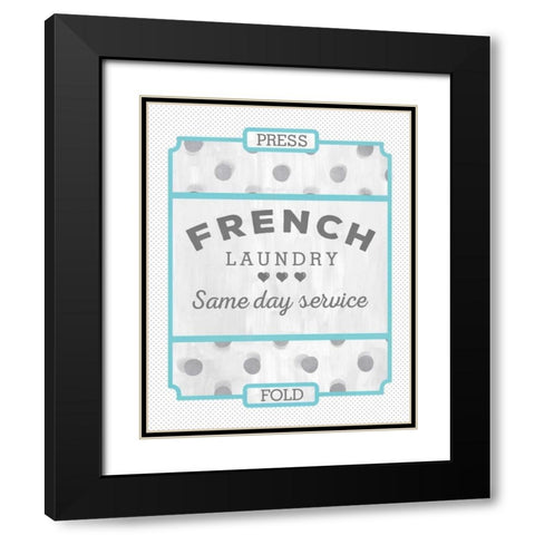 French Laundry II Black Modern Wood Framed Art Print with Double Matting by Sta Teresa, Ashley