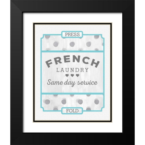 French Laundry II Black Modern Wood Framed Art Print with Double Matting by Sta Teresa, Ashley