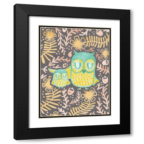 Owlette Black Modern Wood Framed Art Print with Double Matting by Sta Teresa, Ashley