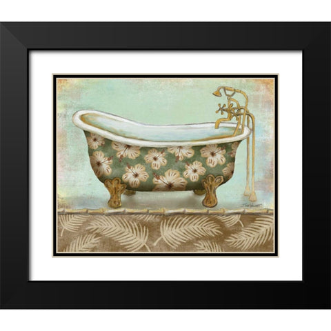Tropical Bath II Black Modern Wood Framed Art Print with Double Matting by Williams, Todd