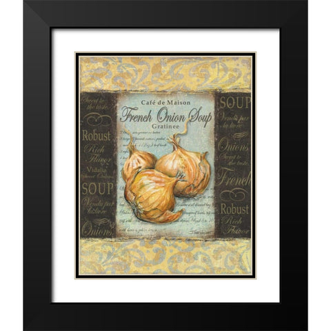 Gourmet I Black Modern Wood Framed Art Print with Double Matting by Williams, Todd