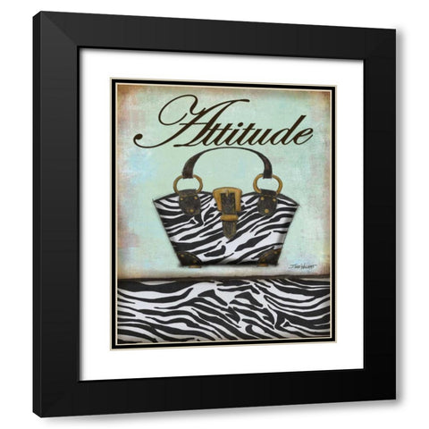 Exotic Purse III Black Modern Wood Framed Art Print with Double Matting by Williams, Todd