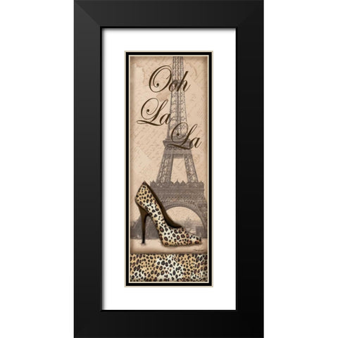 Travel in Style I Black Modern Wood Framed Art Print with Double Matting by Williams, Todd