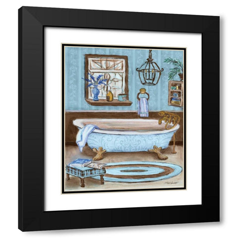 Tranquil Tub I Black Modern Wood Framed Art Print with Double Matting by Williams, Todd