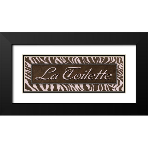 La Toilette Black Modern Wood Framed Art Print with Double Matting by Williams, Todd