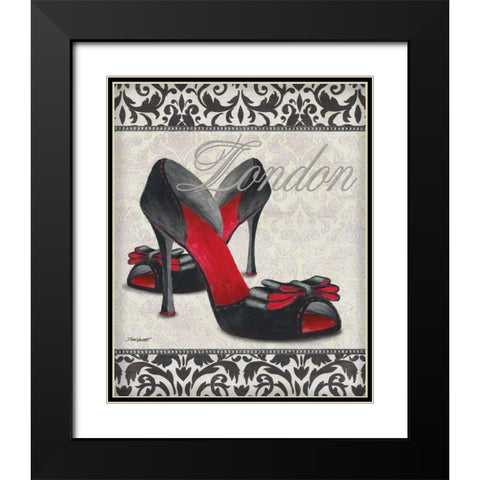 Classy Shoes I Black Modern Wood Framed Art Print with Double Matting by Williams, Todd
