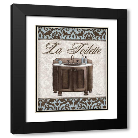 Modern Sink Black Modern Wood Framed Art Print with Double Matting by Williams, Todd