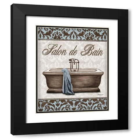 Modern Tub Black Modern Wood Framed Art Print with Double Matting by Williams, Todd