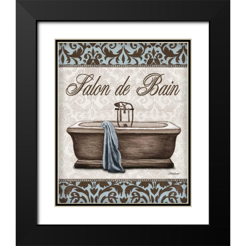 Modern Tub Black Modern Wood Framed Art Print with Double Matting by Williams, Todd