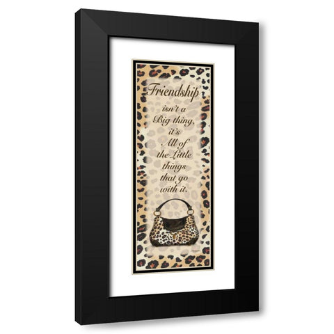 Friendship Purse Black Modern Wood Framed Art Print with Double Matting by Williams, Todd