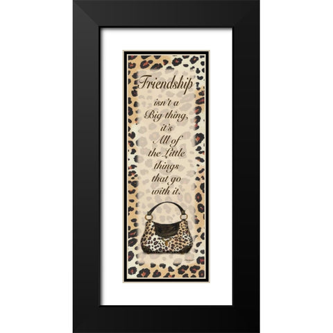 Friendship Purse Black Modern Wood Framed Art Print with Double Matting by Williams, Todd