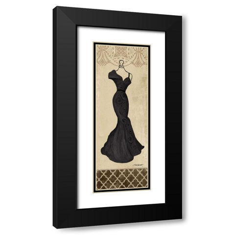 Black Fashion Dress III Black Modern Wood Framed Art Print with Double Matting by Williams, Todd