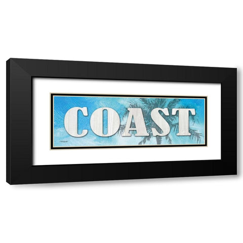 Coast Black Modern Wood Framed Art Print with Double Matting by Williams, Todd