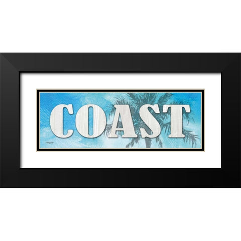 Coast Black Modern Wood Framed Art Print with Double Matting by Williams, Todd