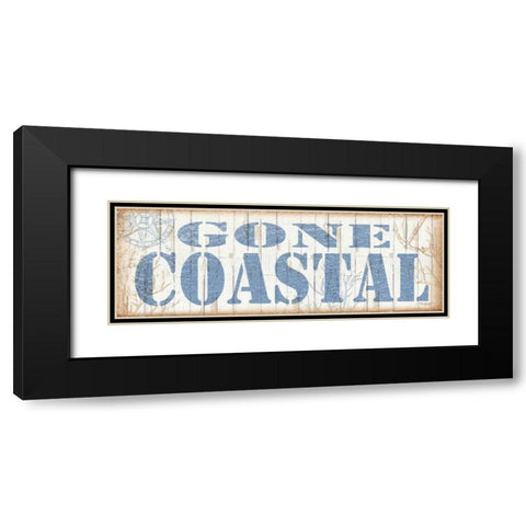 Gone Coastal Black Modern Wood Framed Art Print with Double Matting by Williams, Todd