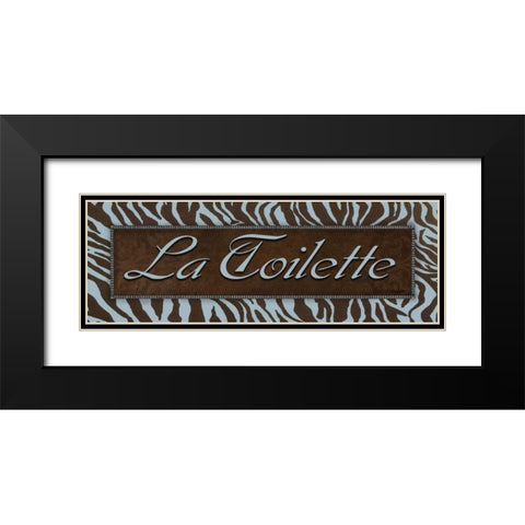 La Toilette Black Modern Wood Framed Art Print with Double Matting by Williams, Todd