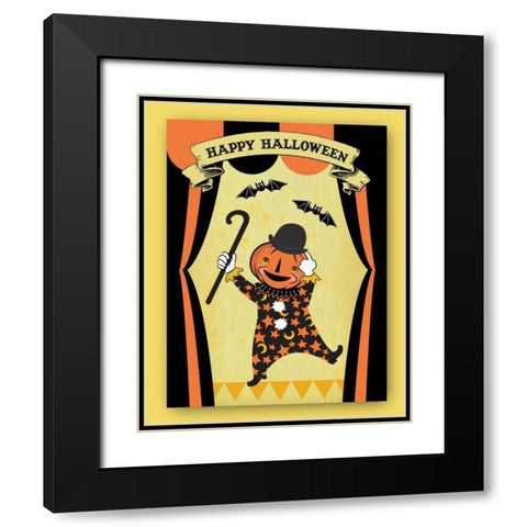 Dr. Crow III Black Modern Wood Framed Art Print with Double Matting by Woo, Teresa