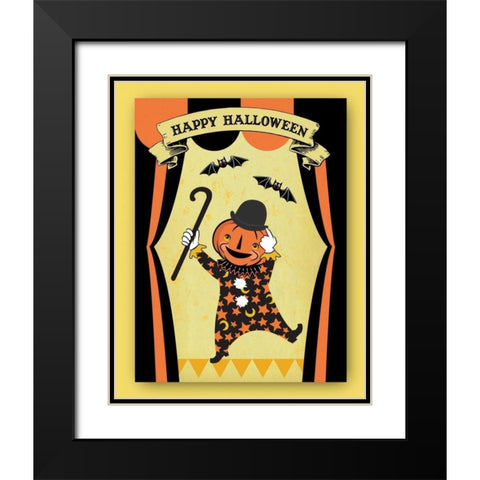 Dr. Crow III Black Modern Wood Framed Art Print with Double Matting by Woo, Teresa