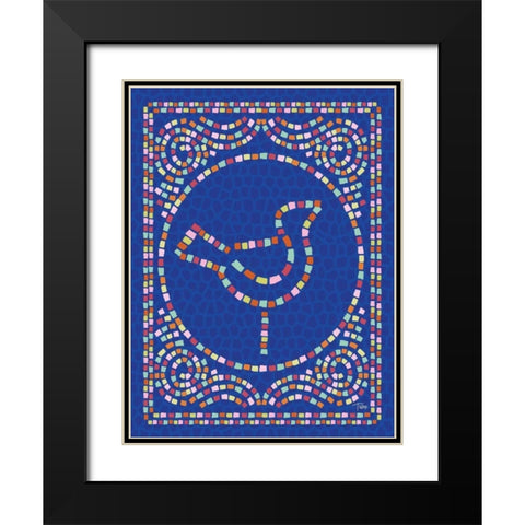 Macedonia Modern IV Black Modern Wood Framed Art Print with Double Matting by Woo, Teresa